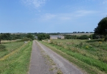 Chemin privé vers les gites